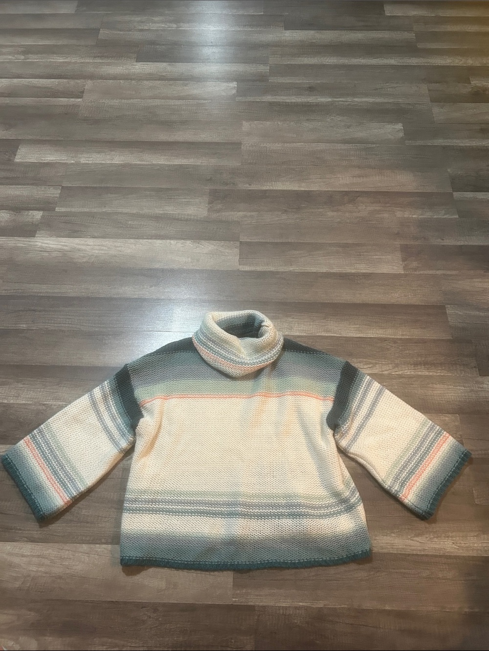 Anthropologie Women’s Courtney Ombré Cowl Neck Sweater Size XS